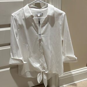 Chico's Classic White Button-Down Shirt Brand New Never Worn
